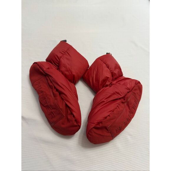 Hunter Medium 5-7 US Chelsea Down Insulated Boot Socks Military Red - Picture 1 of 6